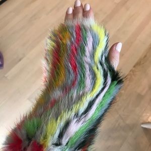 Multi color gloves